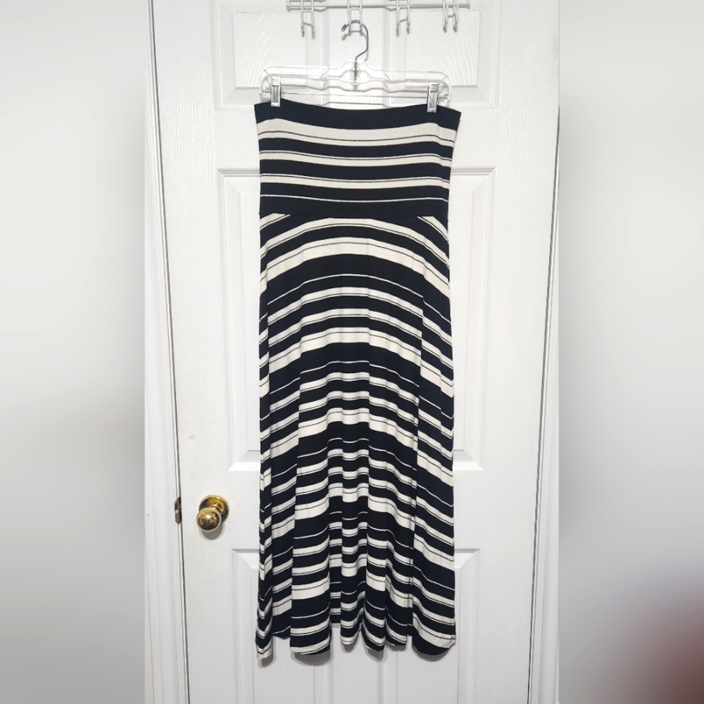 Long Stipe Tube Dress